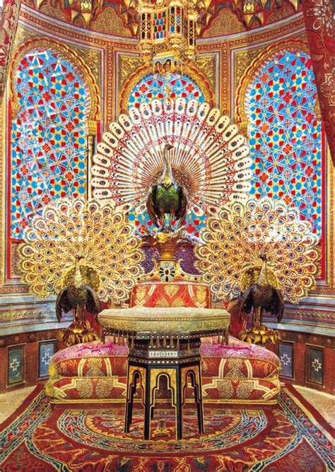  The Peacock Throne – A Symphony of Jewels and Celestial Majesty!