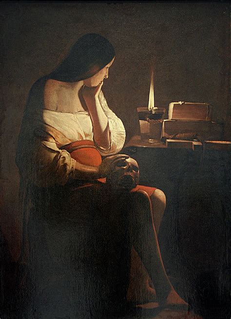 The Penitent Magdalene - A Renaissance Portrait of Introspection and Divine Light!